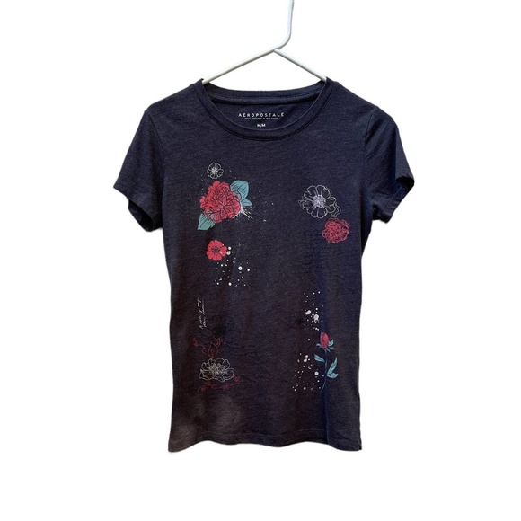 Aeropostale M Rose tshirt‎ - Picture 1 of 6